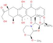 (8S,10S)-7,8,9,10-Tetrahydro-6,8,11-trihydroxy-8-(2-hydroxyacetyl)-1-methoxy-10-[[(1S,3R,4aS,9S,9aR,10aS)-octahydro-9-methoxy-1-methyl-1H-pyrano[4',3':4,5]oxazolo[2,3-c][1,4]oxazin-3-yl]oxy]-5,12-naphthacenedione