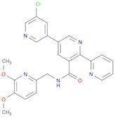 5''-Chloro-N-[(5,6-dimethoxypyridin-2-yl)methyl]-2,2':5',3''-terpyridine-3'-carboxamide