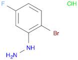 (2-Bromo-5-fluorophenyl)hydrazine hydrochloride