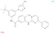 4-Methyl-N-[3-(4-methyl-1H-imidazol-1-yl)-5-(trifluoromethyl)phenyl]-3-{[4-(3-pyridinyl)-2-pyrimidinyl]amino}benzamide hydrochloride hydrate