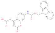 2-(7-((((9H-Fluoren-9-yl)methoxy)carbonyl)amino)-2-oxo-2H-chromen-4-yl)acetic acid