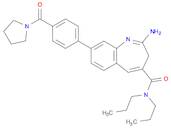 2-Amino-N,N-dipropyl-8-[4-(1-pyrrolidinylcarbonyl)phenyl]-3H-1-benzazepine-4-carboxamide