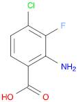 2-Amino-4-chloro-3-fluorobenzoic acid