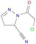1-(2-Chloroacetyl)-4,5-dihydro-1H-pyrazole-5-carbonitrile