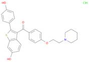 Methanone, [6-hydroxy-2-(4-hydroxyphenyl)benzo[b]thien-3-yl][4-[2-(1-piperidinyl)ethoxy]phenyl]-,hydrochloride (1:1)