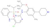 5-Chloro-N4-[2-[(1-methylethyl)sulfonyl]phenyl]-N2-[5-methyl-2-(1-methylethoxy)-4-(4-piperidinyl)phenyl]-2,4-pyrimidinediamine