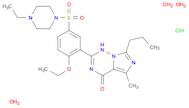 2-[2-Ethoxy-5-[(4-ethyl-1-piperazinyl)sulfonyl]phenyl]-5-methyl-7-propylimidazo[5,1-f][1,2,4]triazin-4(1H)-one,hydrochloride, hydrate (1:1:3)