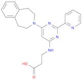 N-[2-(2-Pyridinyl)-6-(1,2,4,5-tetrahydro-3H-3-benzazepin-3-yl)-4-pyrimidinyl]-β-alanine