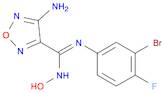 4-Amino-N-(3-bromo-4-fluorophenyl)-N'-hydroxy-1,2,5-oxadiazole-3-carboximidamide