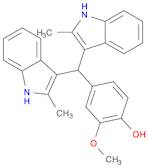 4-[Bis(2-methyl-1H-indol-3-yl)methyl]-2-methoxyphenol