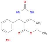 Ethyl 4-(3-hydroxyphenyl)-6-methyl-2-oxo-1,2,3,4-tetrahydropyrimidine-5-carboxylate