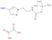 tert-Butyl [2-(4-amino-1H-pyrazol-1-yl)ethyl]carbamate oxalate