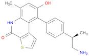 9-[4-[(1R)-2-Amino-1-methylethyl]phenyl]-8-hydroxy-6-methylthieno[2,3-c]quinolin-4(5H)-one