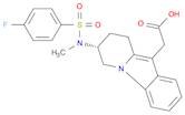 (7R)-7-[[(4-Fluorophenyl)sulfonyl]methylamino]-6,7,8,9-tetrahydropyrido[1,2-a]indole-10-acetic acid