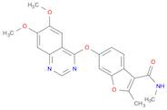 6-[(6,7-Dimethoxy-4-quinazolinyl)oxy]-N,2-dimethyl-3-benzofurancarboxamide