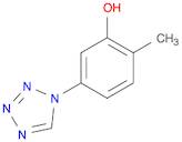 Phenol, 2-methyl-5-(1H-tetrazol-1-yl)-