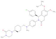(S)-1-(4-Chlorophenyl)-7-isopropoxy-6-methoxy-2-(4-[methyl[4-(4-methyl-3-oxopiperazin-1-yl)-trans-cyclohexylmethyl]amino]phenyl)-1,4-dihydro-2H-isoquinolin-3-one