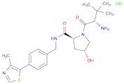 (2S,4R)-1-((S)-2-Amino-3,3-dimethylbutanoyl)-4-hydroxy-N- (4-(4-methylthiazol-5-yl)benzyl)pyrrolidine-2-carboxamide hydrochloride