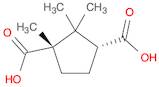 (1S,3R)-1,2,2-Trimethylcyclopentane-1,3-dicarboxylic acid