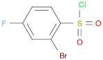 2-Bromo-4-fluorobenzene-1-sulfonyl chloride