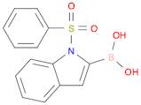 (1-(Phenylsulfonyl)-1H-indol-2-yl)boronic acid