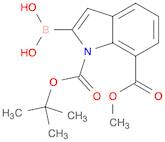 1-BOC-7-(methoxycarbonyl)indole-2-boronic acid
