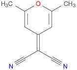 2-(2,6-Dimethyl-4H-pyran-4-ylidene)malononitrile