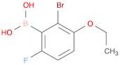 2-Bromo-3-ethoxy-6-fluorophenylboronic acid