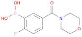 2-FLUORO-5-(MORPHOLINE-4-CARBONYL)PHENYLBORONIC ACID