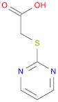 2-(Pyrimidin-2-ylthio)acetic acid