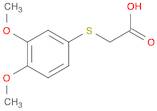 2-[(3,4-dimethoxyphenyl)sulfanyl]acetic acid