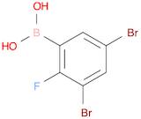 3,5-DIBROMO-2-FLUOROPHENYLBORONIC ACID