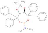 (3aR,8aR)-N,N,2,2-Tetramethyl-4,4,8,8-tetraphenyltetrahydro-[1,3]dioxolo[4,5-e][1,3,2]dioxaphosphepin-6-amine