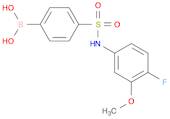 4-(N-(4-Fluoro-3-methoxyphenyl)sulfamoyl)phenylboronic acid