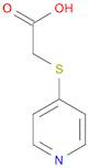 2-(Pyridin-4-ylthio)acetic acid