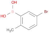 Boronic acid, (5-bromo-2-methylphenyl)- (9CI)