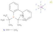 (Acetonitrile)[(biphenyl-2-yl)di-tert-butylphosphine]gold(1+) hexafluoroantimonate