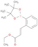 (E)-Ethyl 3-(2-(4,4,5,5-tetramethyl-1,3,2-dioxaborolan-2-yl)phenyl)acrylate
