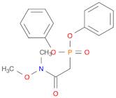 (N-Methoxy-N-methylcarbamoylmethyl)phosphonic Acid Diphenyl Ester