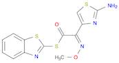 (Z)-S-2-Benzothiazolyl-2-amino-alpha-(methoxyimino)-4-thiazolethiolacetate
