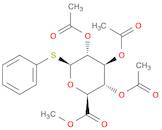 .beta.-D-Glucopyranosiduronic acid, phenyl 1-thio-, methyl ester, triacetate