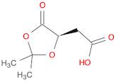 [(4R)-2,2-Dimethyl-5-oxo-1,3-dioxolan-4-yl]acetic Acid