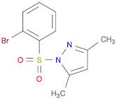 1-(2-Bromophenylsulfonyl)-3,5-dimethyl-1H-pyrazole