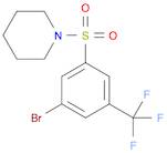 1-(3-Bromo-5-trifluoromethylphenylsulfonyl)piperidine