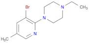 1-(3-Bromo-5-methylpyridin-2-yl)-4-ethylpiperazine