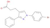 1-(4-Bromophenyl)-3-phenylpyrazole-4-propionic acid