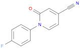 1-(4-Fluorophenyl)-2-oxo-1,2-dihydropyridine-4-carbonitrile