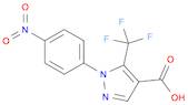 1-(4-NITROPHENYL)-5-(TRIFLUOROMETHYL)PYRAZOLE-4-CARBOXYLIC ACID