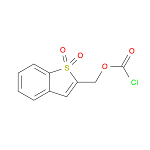 (1,1-Dioxidobenzo[b]thiophen-2-yl)methyl carbonochloridate