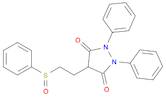 1,2-Diphenyl-4-(2-(phenylsulfinyl)ethyl)pyrazolidine-3,5-dione